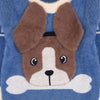 KX Doggy Pocket Fluffy Blue Sweater 8006