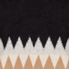 BB Fluffy Zigzag Black Sweater 8009