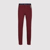 TH Elastic Belt Embroided Logo Burgundy Pajama 4178
