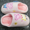 PP Peppa Aplic Light Pink Plush Warm Shoes 10635