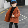 XLD Rust Brown Check Warm Woolen Coat 10532