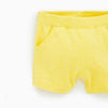 ZR Front Pocket Yellow Shorts