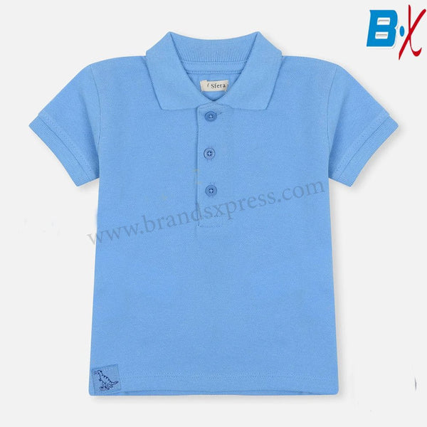 SFR Dino Patch Light Blue Polo 10730