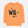 B.X Wild One Orange SweatShirt 7675