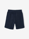 HM White Cord Plain Navy Blue Shorts 9324