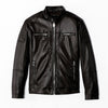 CLO Black Biker Jacket With Front Pocket