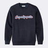 CLO Round Neck Dark Blue Fleece Sweatshirt 5101