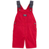 OSHKSH Cargo Pockets Contrast Shoulder Red Cotton Dungaree 11120