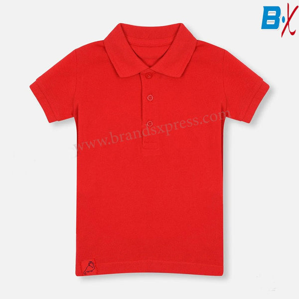 SFR Ocean Print Red Polo 10731