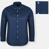 H&M Little Dots Navy Blue Casual Shirt 8102
