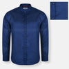ZR Textured Fabric Navy Blue Casual Shirt 8140
