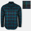 TT Thin Red Lines Green Check Casual Shirt 8110