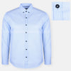 ZR Textured Fabric Light Blue Casual Shirt 8143