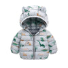 MML Roar Some Dino Print Grey Puffer jacket 9953