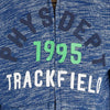 T&B Track field Blue Zipper Hoodie 480