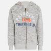 T&B Track field Grey Zipper Hoodie 479