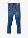 VRB Front Button Ribbed Regular Blue Denim 9606