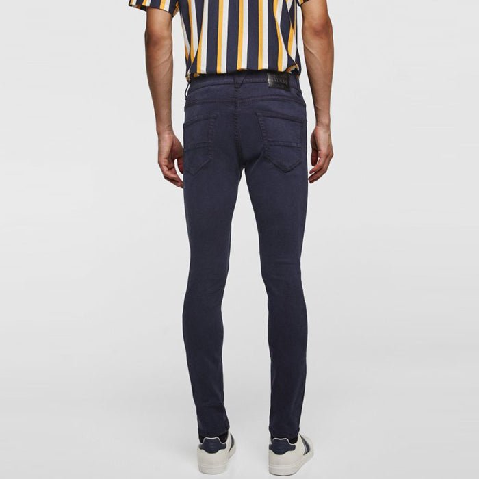 ZR Man Power Stretch Navy Blue Skinny Denim
