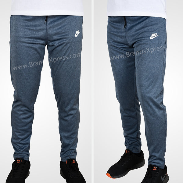 NK Dry Fit Zip Pockets Melange Blue Trouser 9430