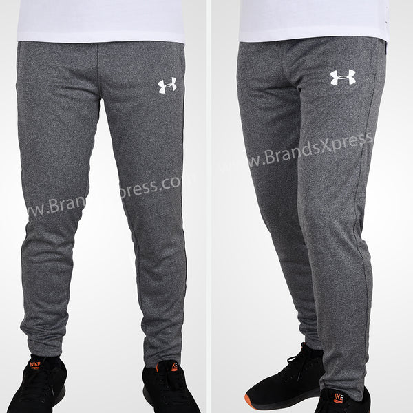 UA Zip Pockets Textured Grey Trouser 9433