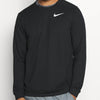 NK Embroidered Logo Hexaflex Sport Black Sweatshirt 8253