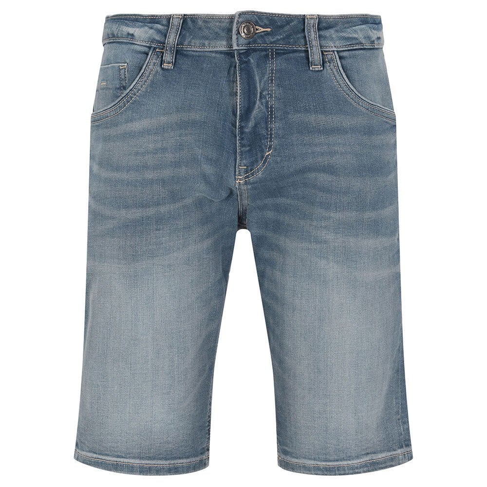 TT Josh Dull Blue Regular Slim Denim Shorts