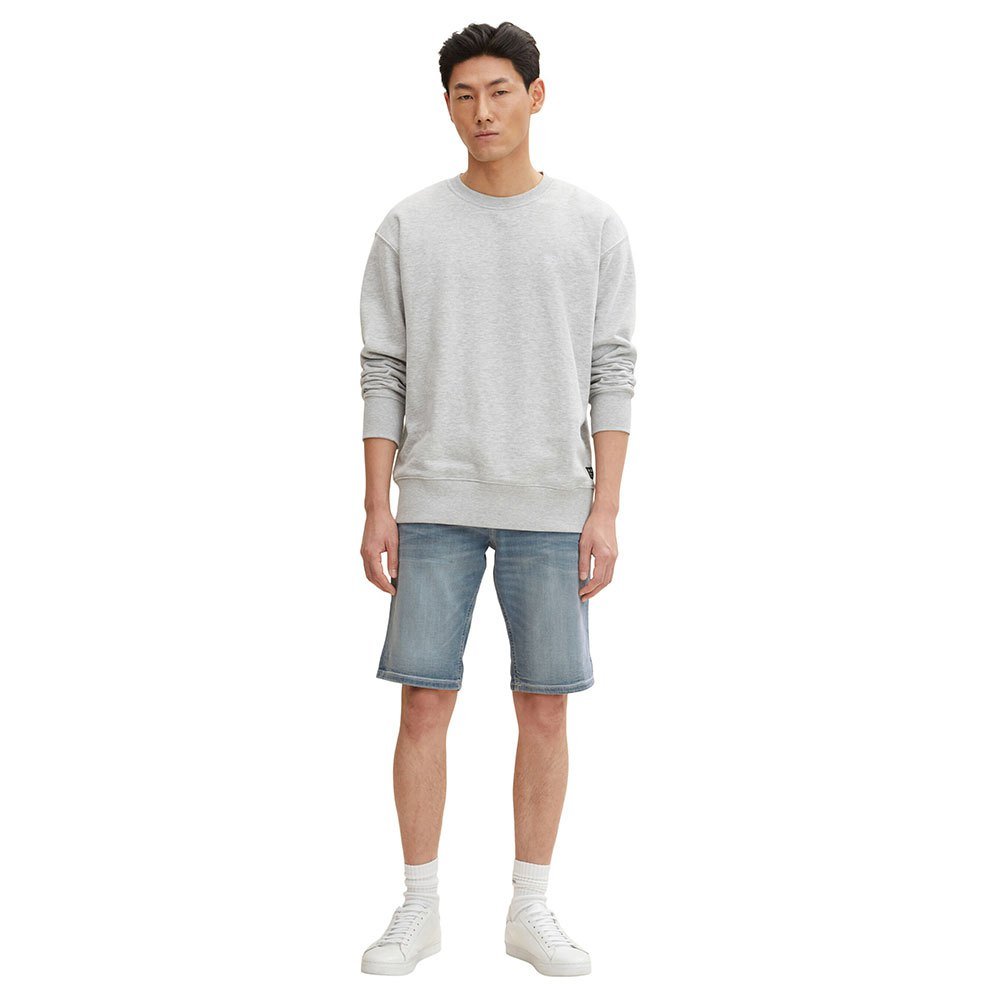 TT Josh Dull Blue Regular Slim Denim Shorts