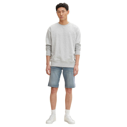 TT Josh Dull Blue Regular Slim Denim Shorts