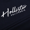 Hollister Script Logo Navy Blue T-Shirt 9402