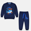 B.X Baby Blue Shark Navy Blue 2 Piece Track Suit 3327