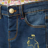 OM All Over Embroidery Mid Blue Denim 1161