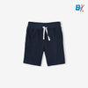 HM White Cord Plain Navy Blue Shorts 9324